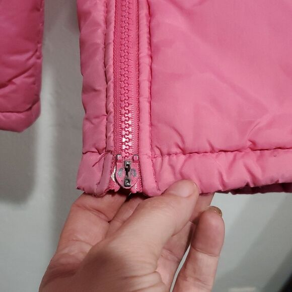 Pink Vintage Children's Snowsuit with Mittens - Picture 6 of 14